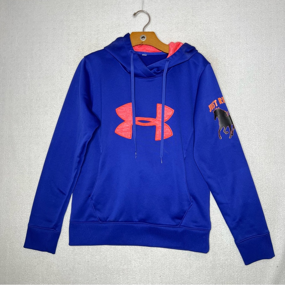 Under Armour Ustorm Women’s Blue Pullover Hoodie Sweater No Size